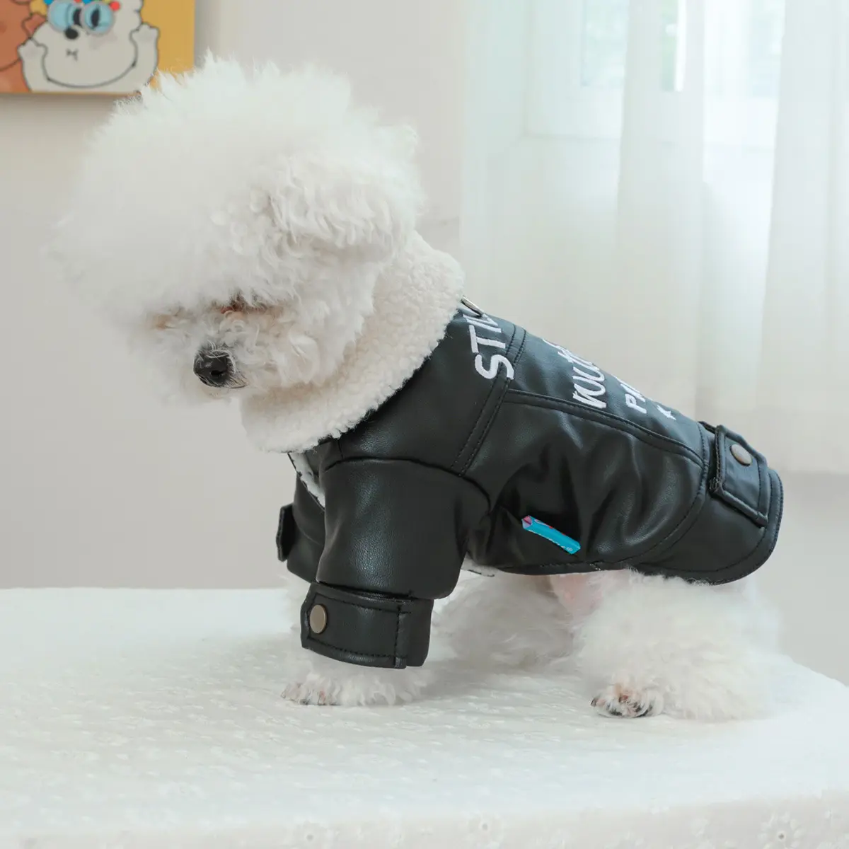 Pet Clothes Fleece Lined Padded Warm Keeping