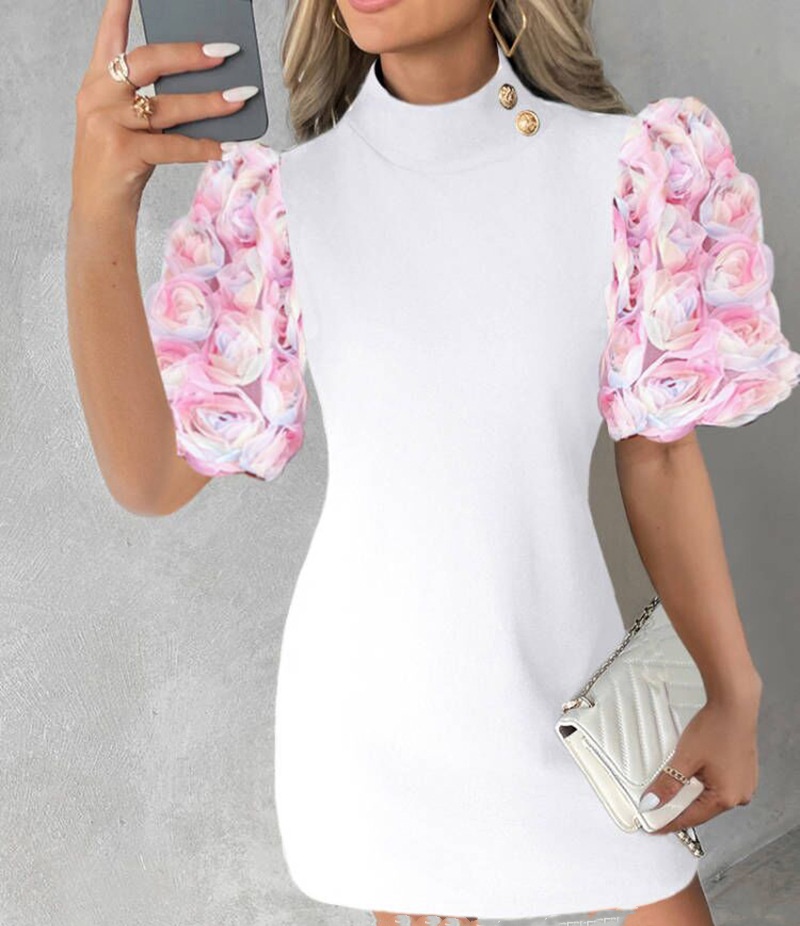 European And American Short Sleeve Dress Lzw0432Q - Shop at LoveMi