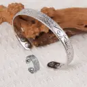 Energy Magnet Bracelet And Ring Set Retro Style Jewelry For Couples Men And Women view 11