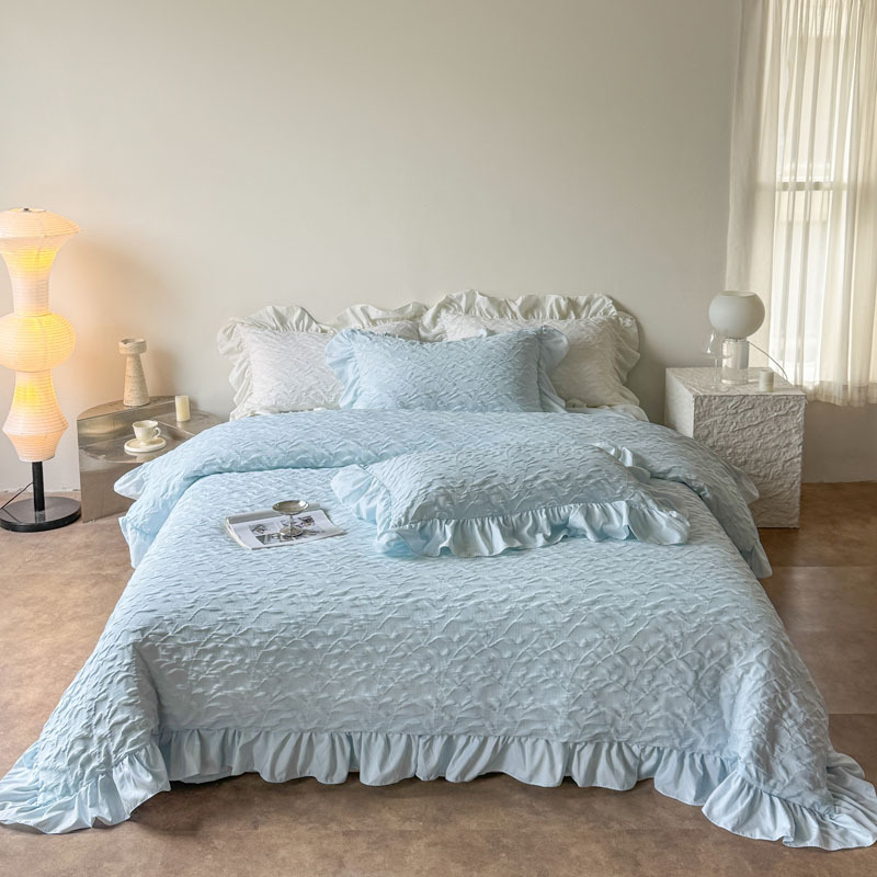 Washed Cotton Bed Sheet Set