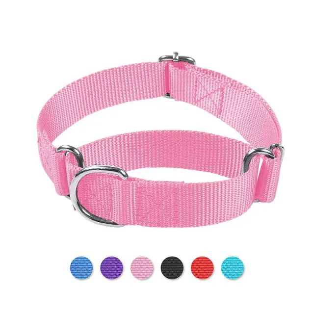 Cat And Dog Collar Adjustable Nylon Explosion proof Dog Harness Hand Holding Rope Pet Supplies Pink - Shop at LoveMi