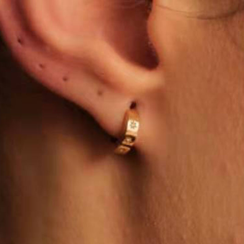 Six-pointed Star Meteor Stud Earrings For Women Summer