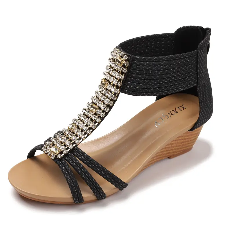 Women's Summer Sandals Rhinestone Non-slip