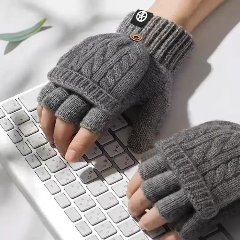 Flip-up Dual-use Half-finger Gloves
