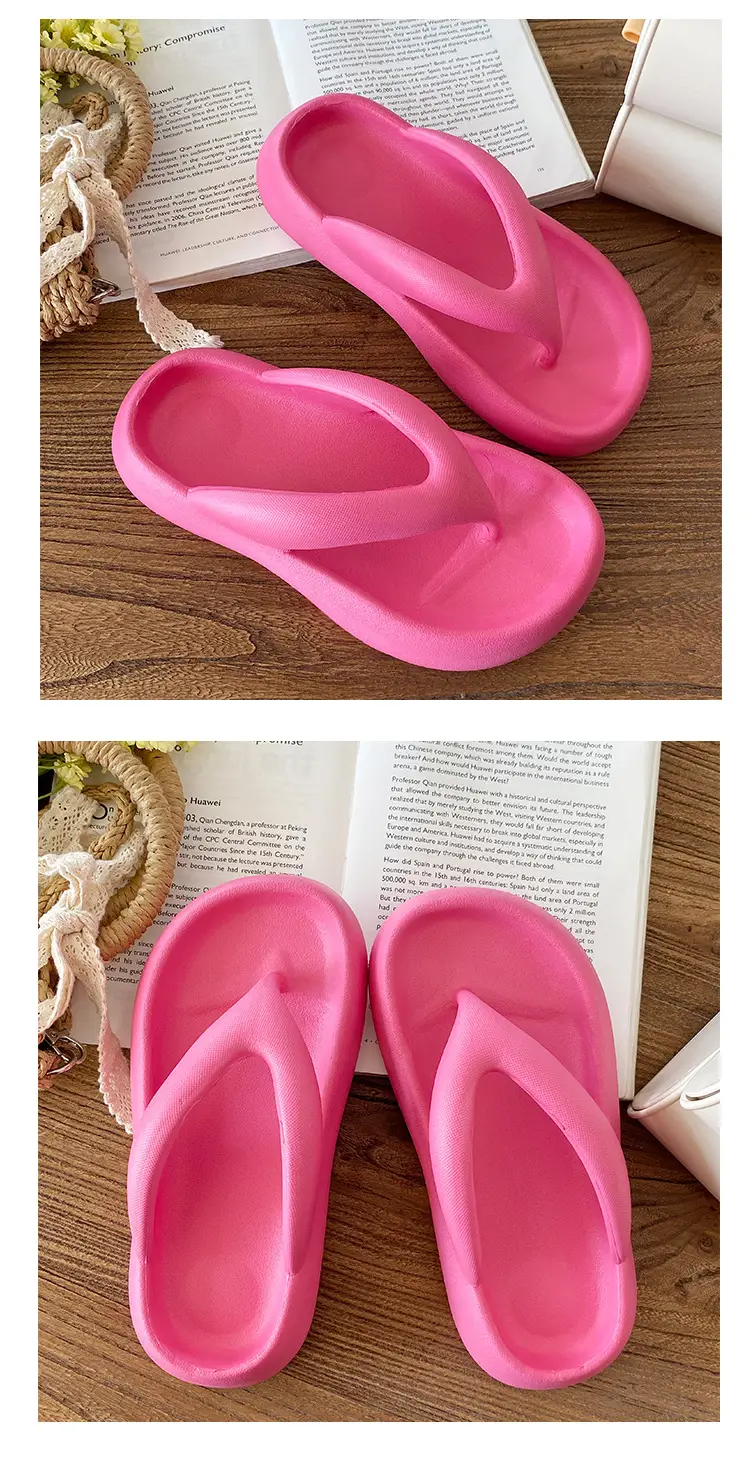 Eva Thick-soled Height Increasing Slippers For Women