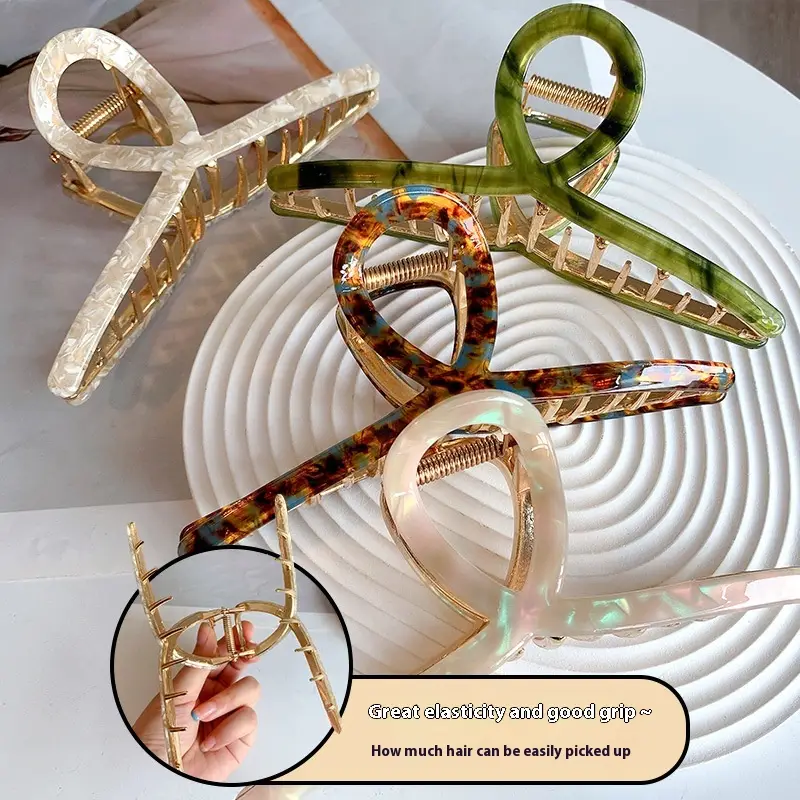 French Retro Mermaid Color Acetate Grip