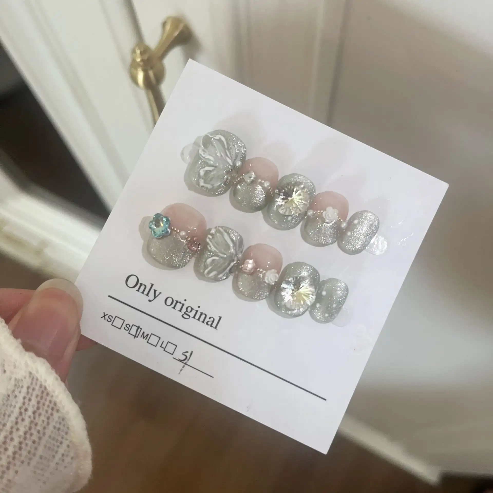 Wear Nail Tip High-grade Summer Cat's Eye Handmade