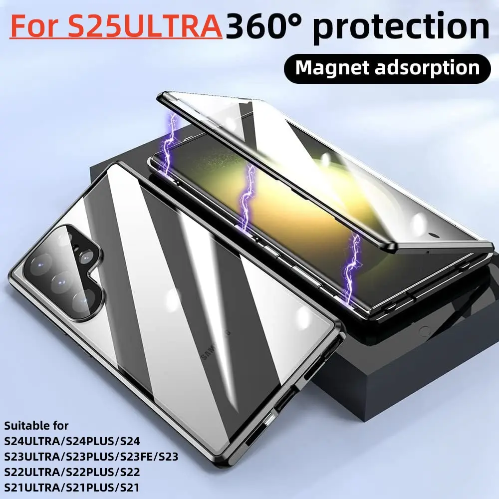Magnetic King Phone Case Glossy Metal HD