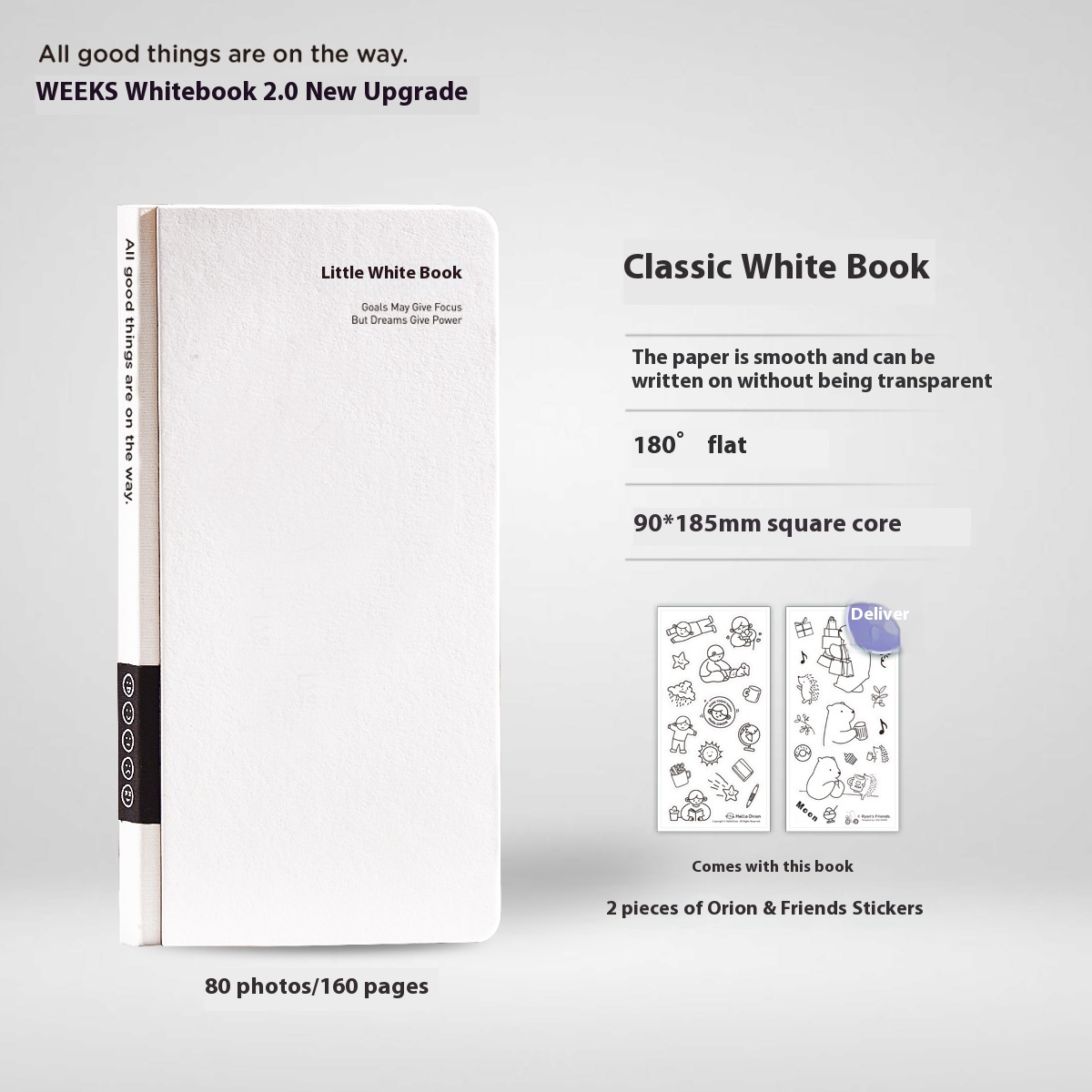 Classic Small White Book