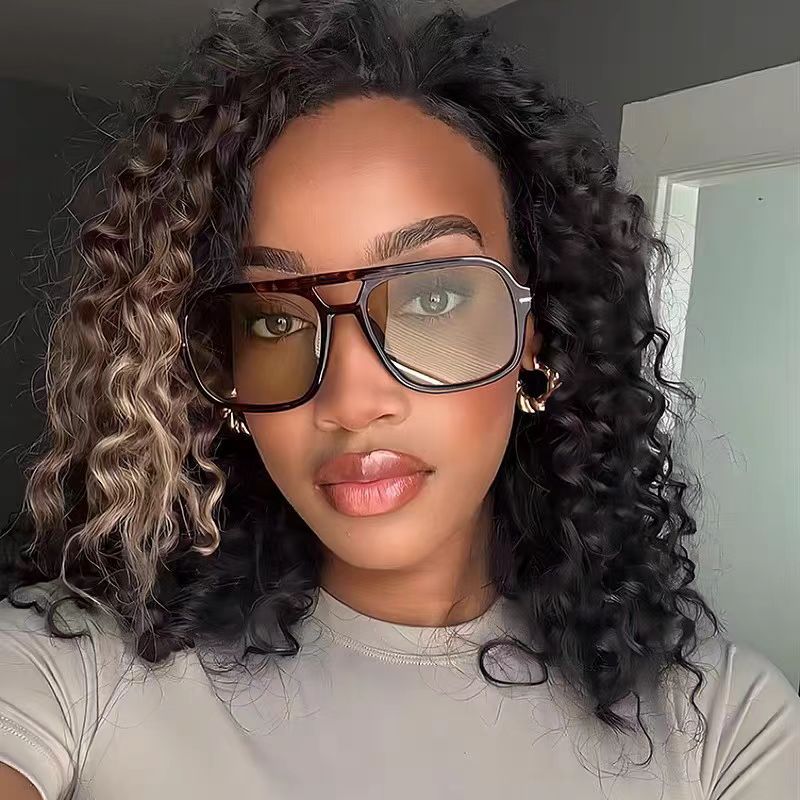 Sunglasses Pilot Double Beam Retro Men's Fashion
