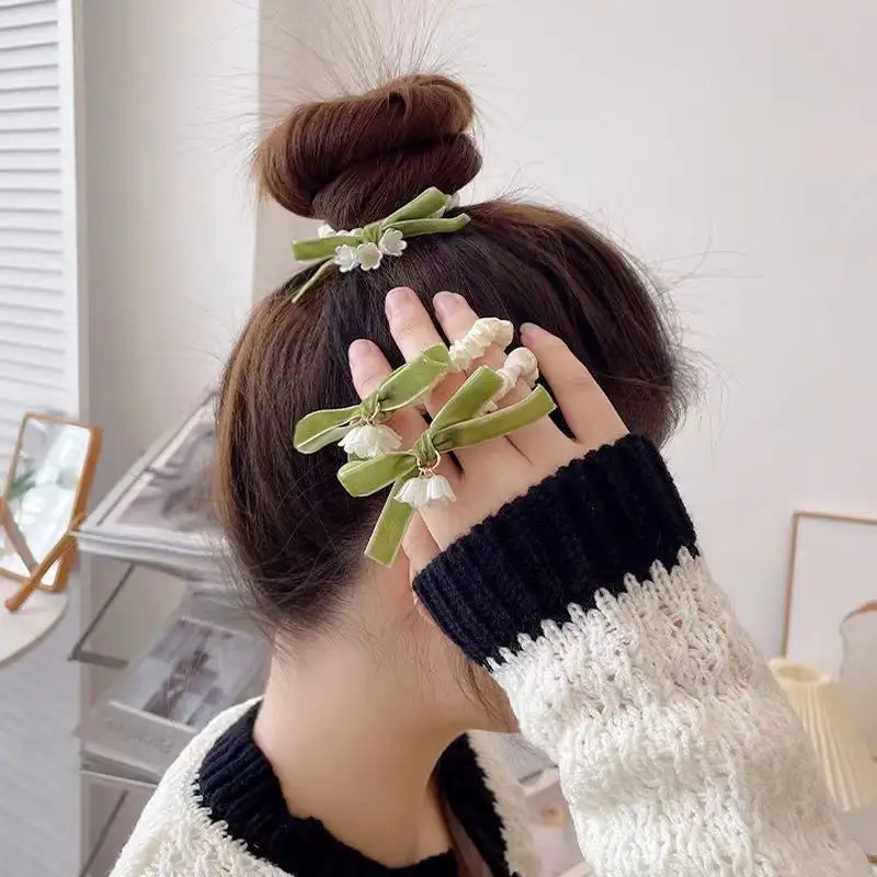 New Lily Headband Bow Small Intestine Hair