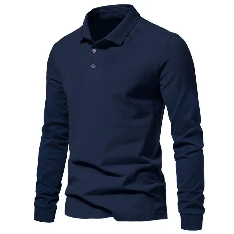 Men's Polo Shirtbusiness Casual Solid-color Top