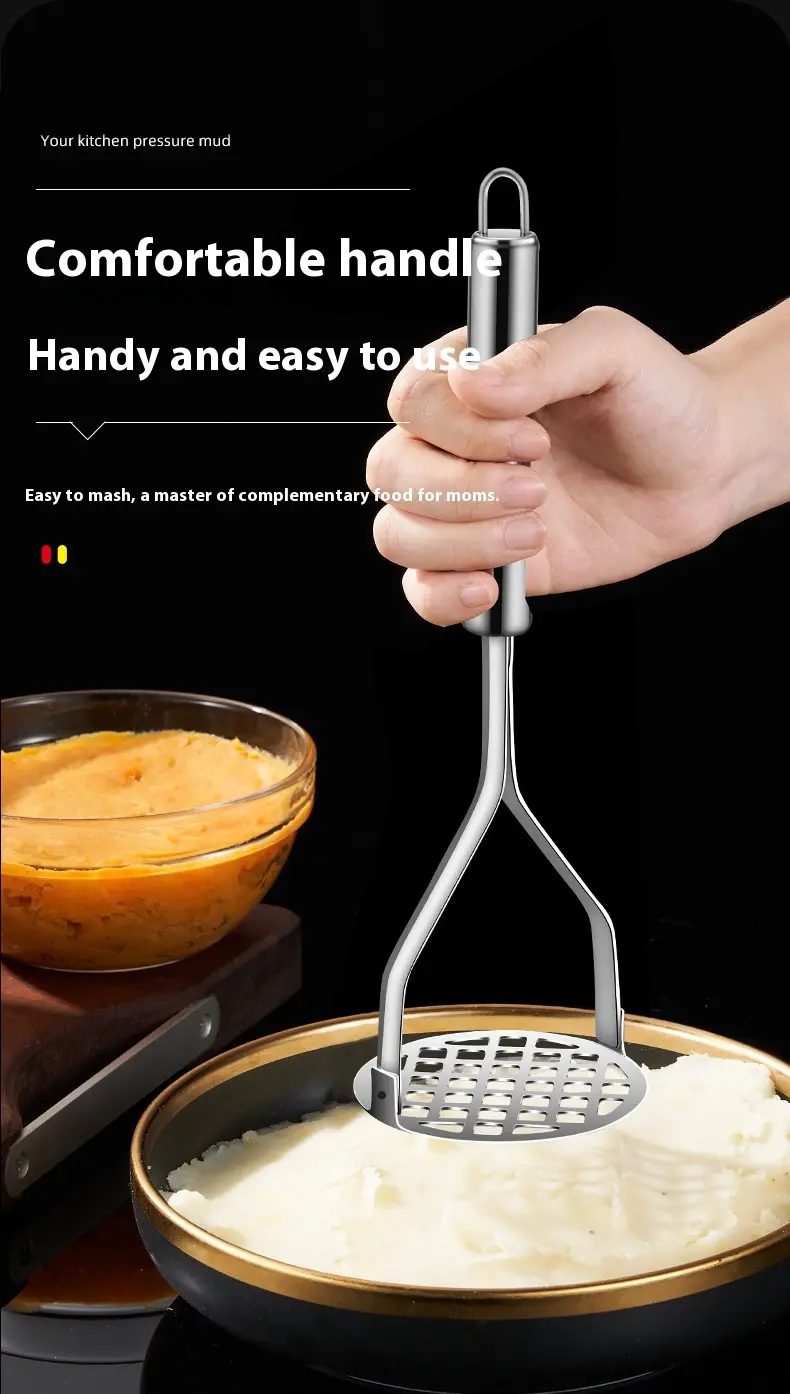 Stainless Steel Potato Press Blender Manual Triturator