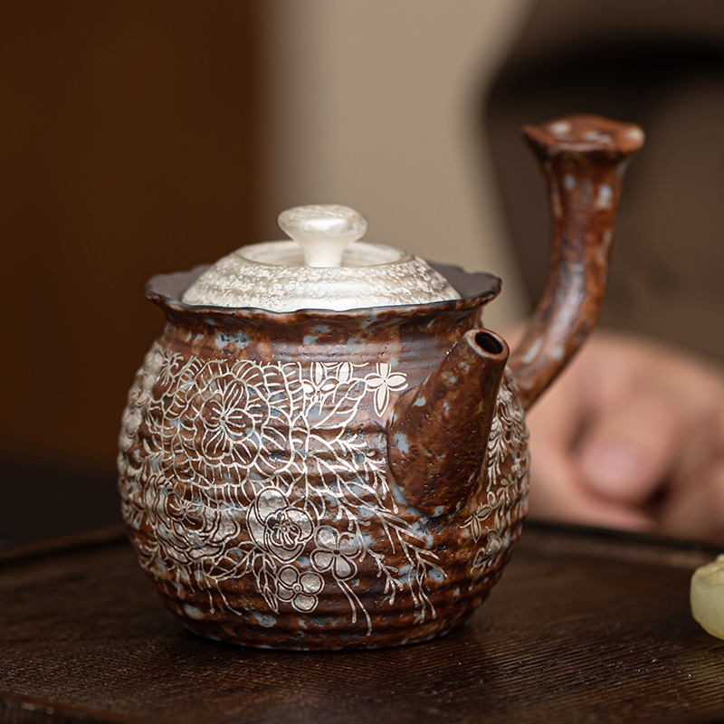 Large Capacity Stoneware Kung Fu Tea Teaware Teapot Single Teapot Household Tea Maker