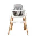 Solid Wood Adjustable Baby Dining Chair view 7