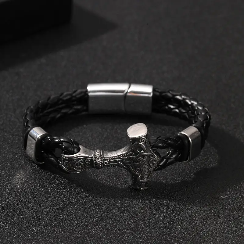 Alloy Magnetic Buckle Bracelet Geometric