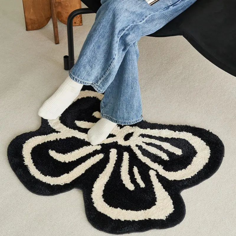 Thickened Cold-proof Floor Mats In Bow-shaped