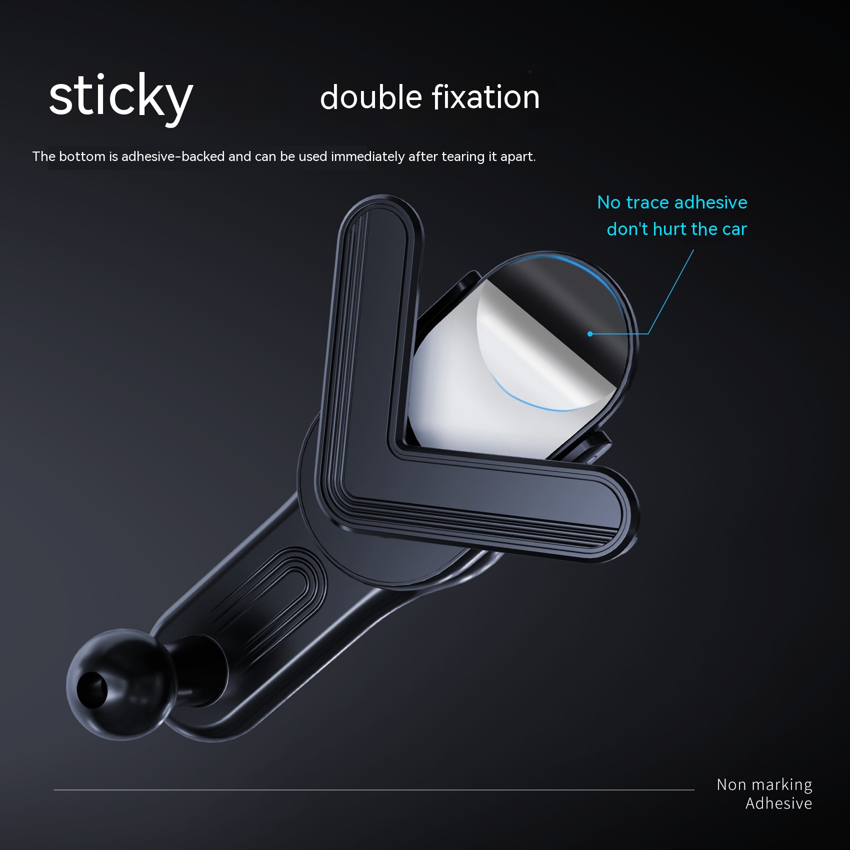 Vacuum Adsorption On-board Bracket Car Navigation
