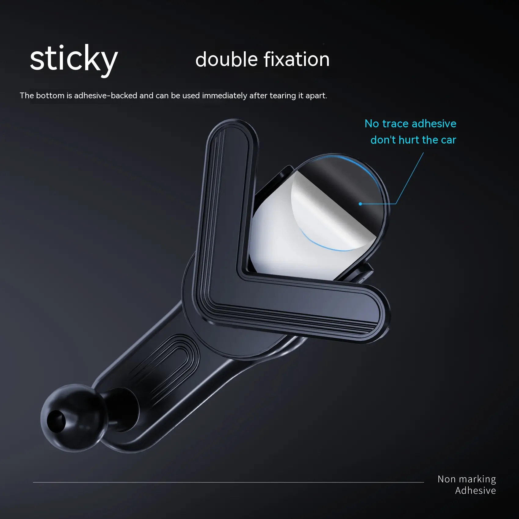 Vacuum Adsorption On-board Bracket Car Navigation