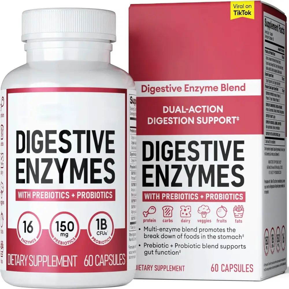 Digestive Enzymes with Prebiotics & Probiotics