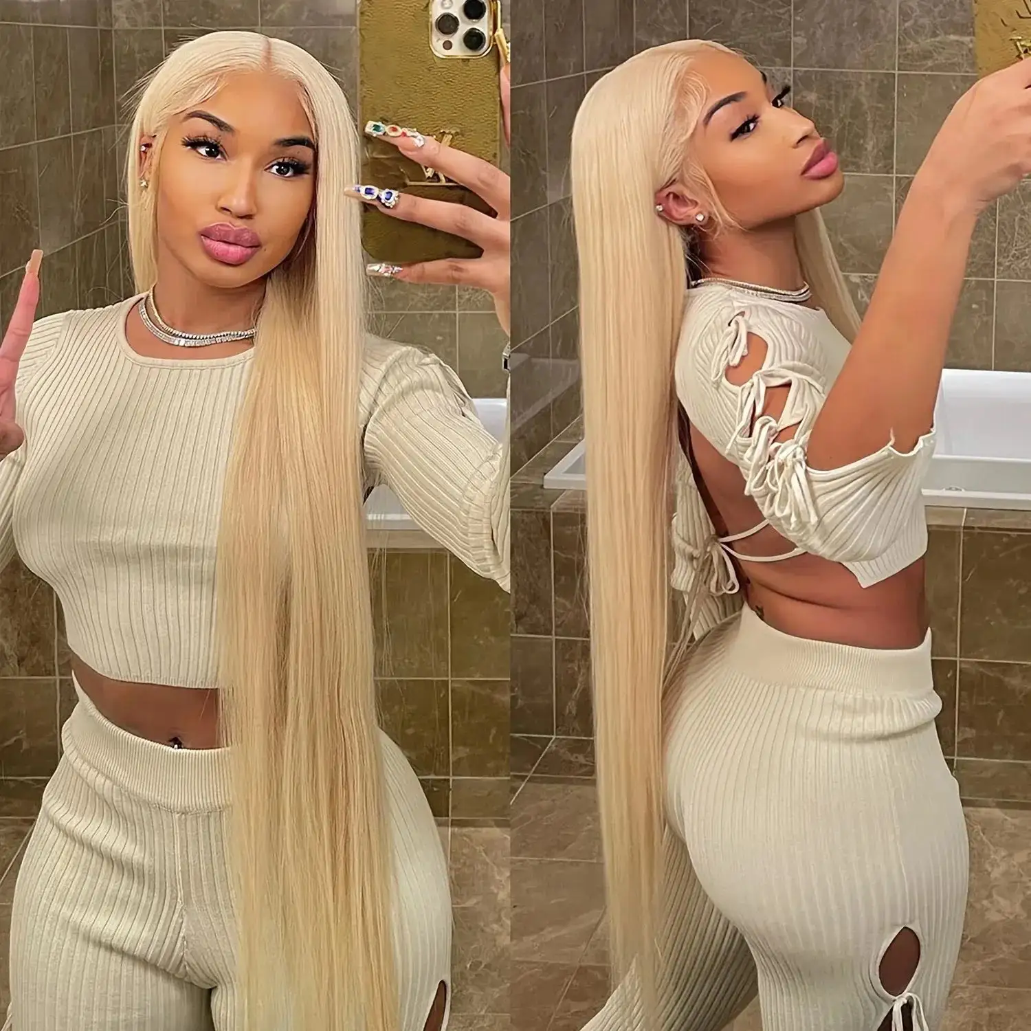 Front Lace Wig With Human Hair