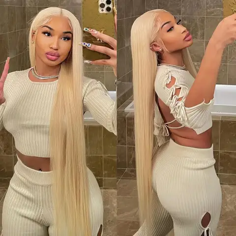 Front Lace Wig with Human Hair