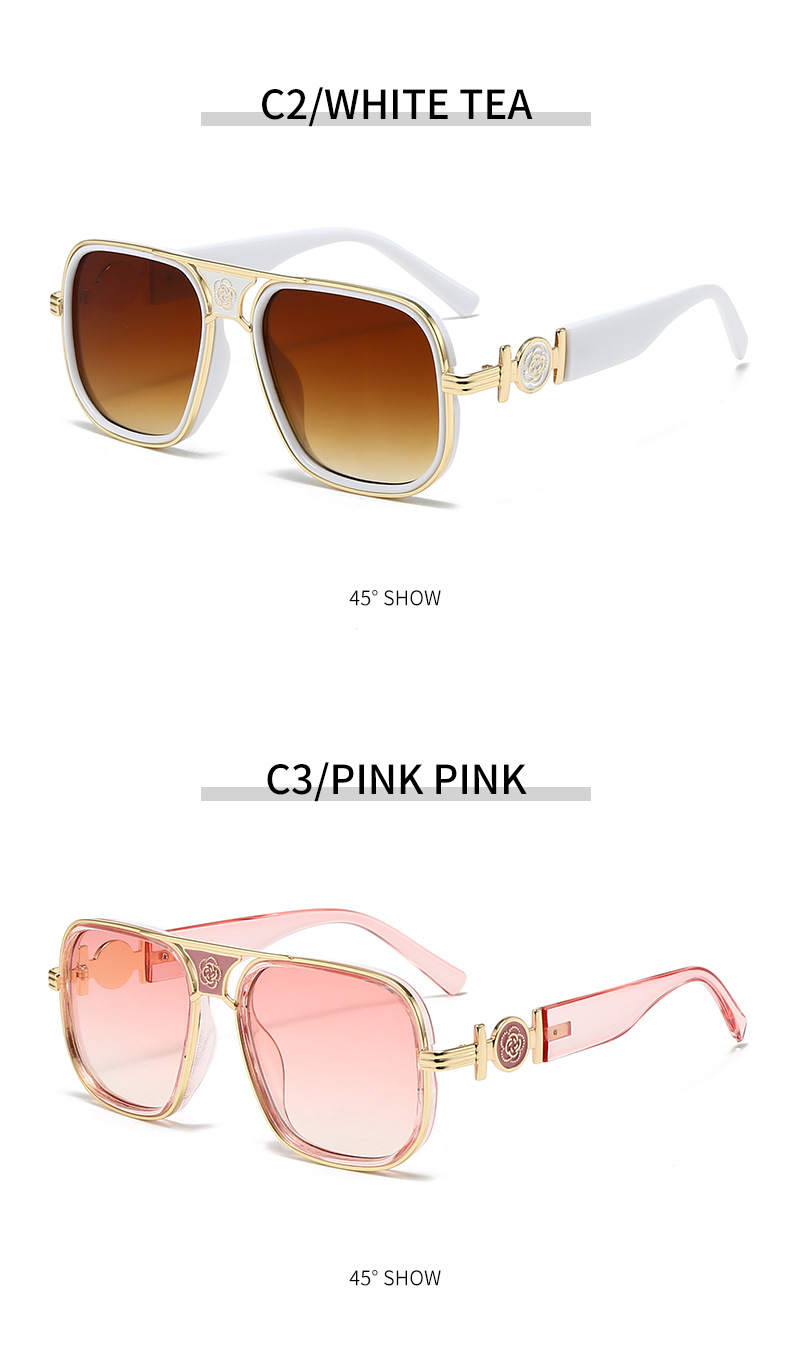 Womens Large-frame Metal-frame Sunglasses Casual And Sophisticated Bb4db75b Fa44 4b29 8605 5d2581ff7c03