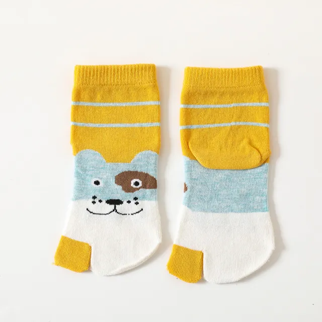 Children's Pure Cotton Cartoon Points Thumb Socks Puppy 3To6 Years Old - Shop at LoveMi