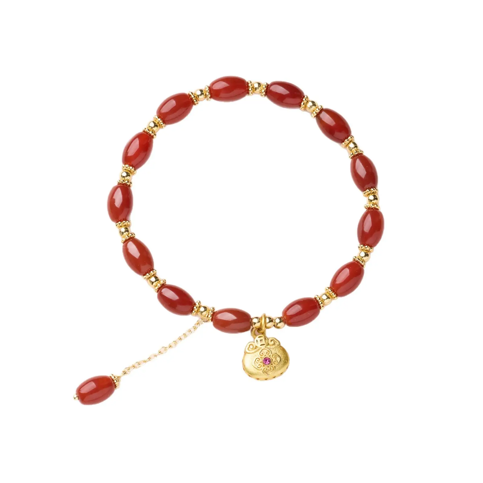 Natural Red Agate Bracelet For Women