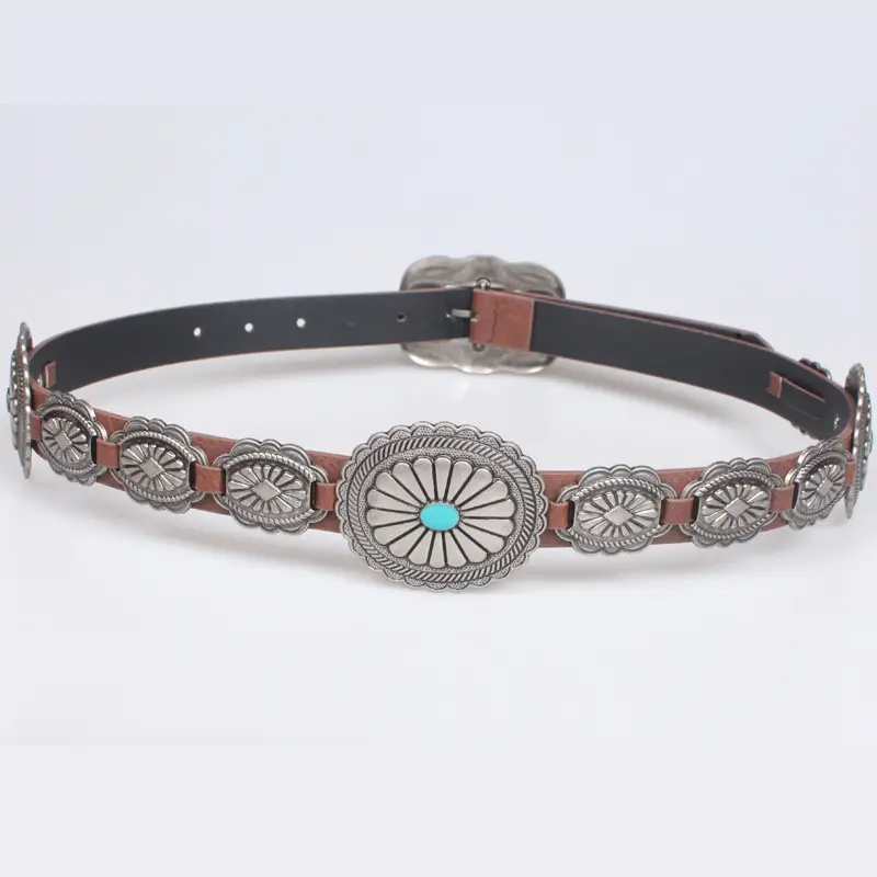 Denim Women's Retro Big Accessories Belt