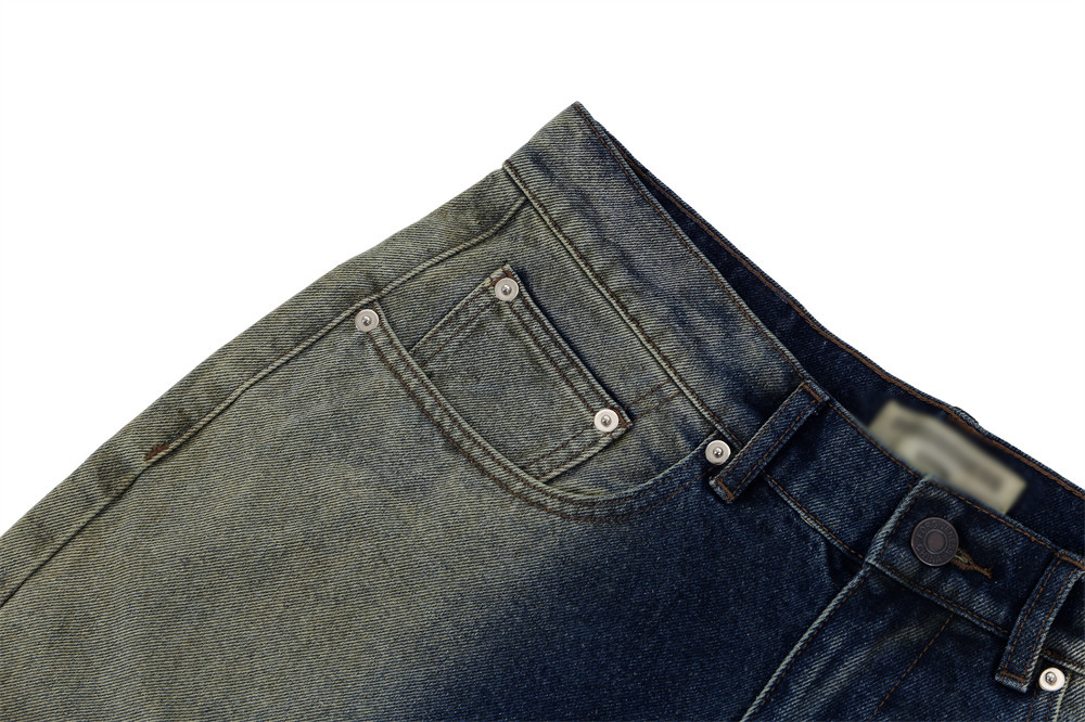 Fashion Wide-leg Denim Trousers For Men