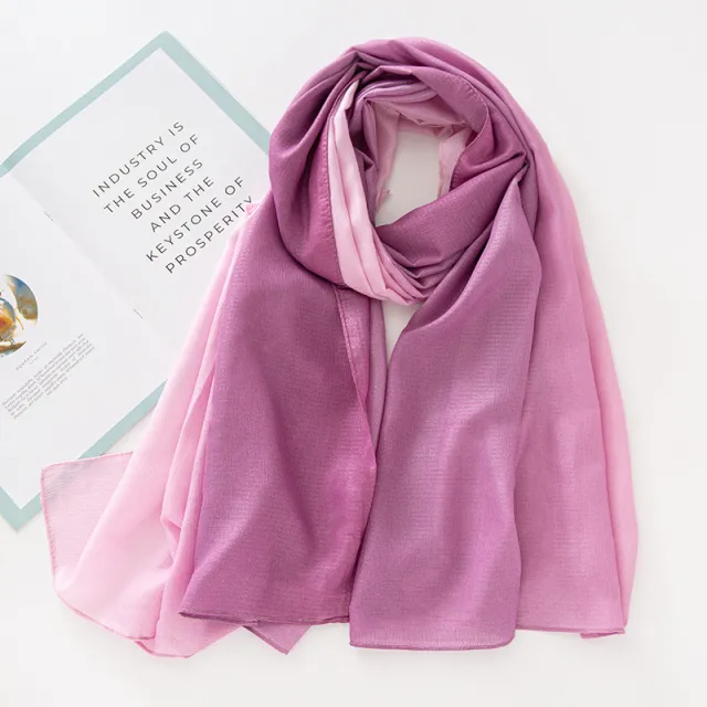 New Hemp Cotton Stitching Scarf Long Warm Style 12 - Shop at LoveMi