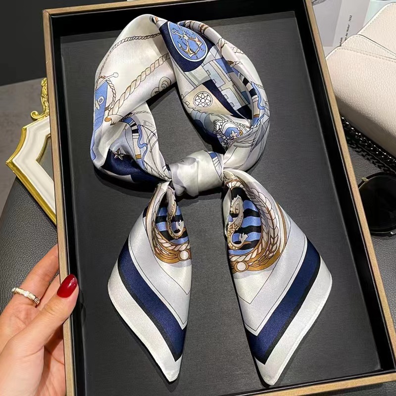 Women's High-end Thin Square Scarf - Image 59