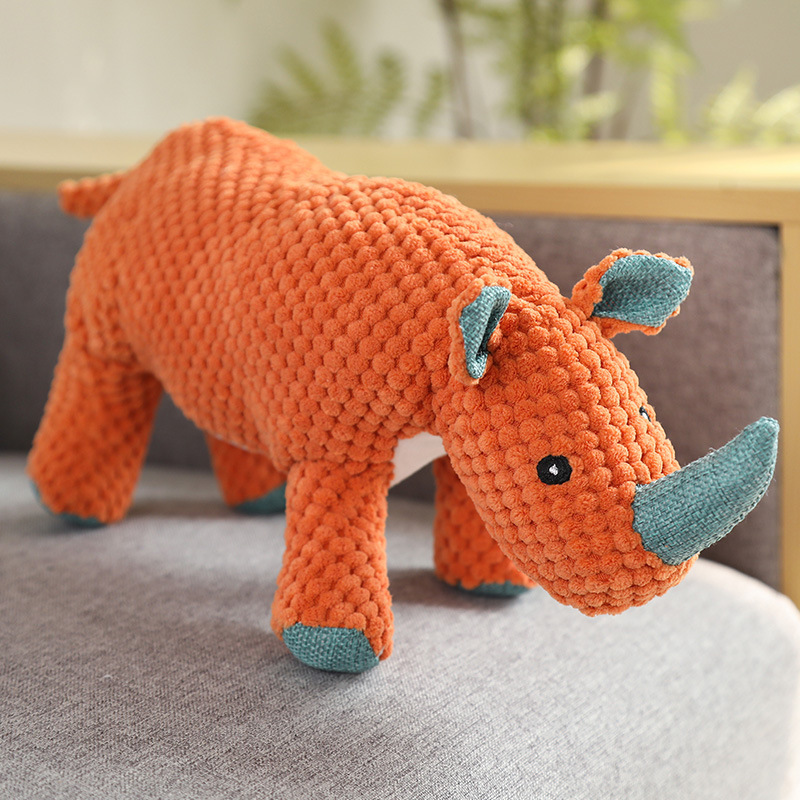 Orange Rhino Doll 30cm