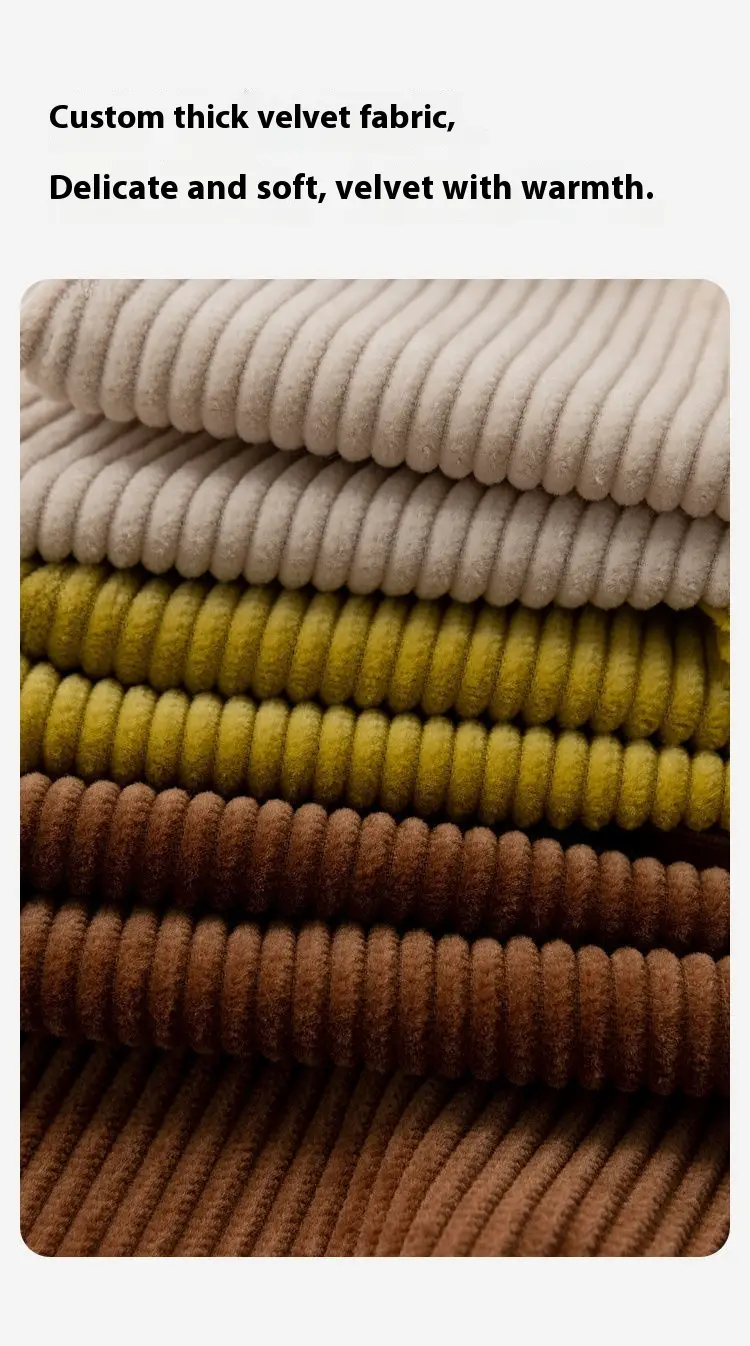 Men's And Women's Spring And Autumn Loose Casual Korean-style Corduroy Pants