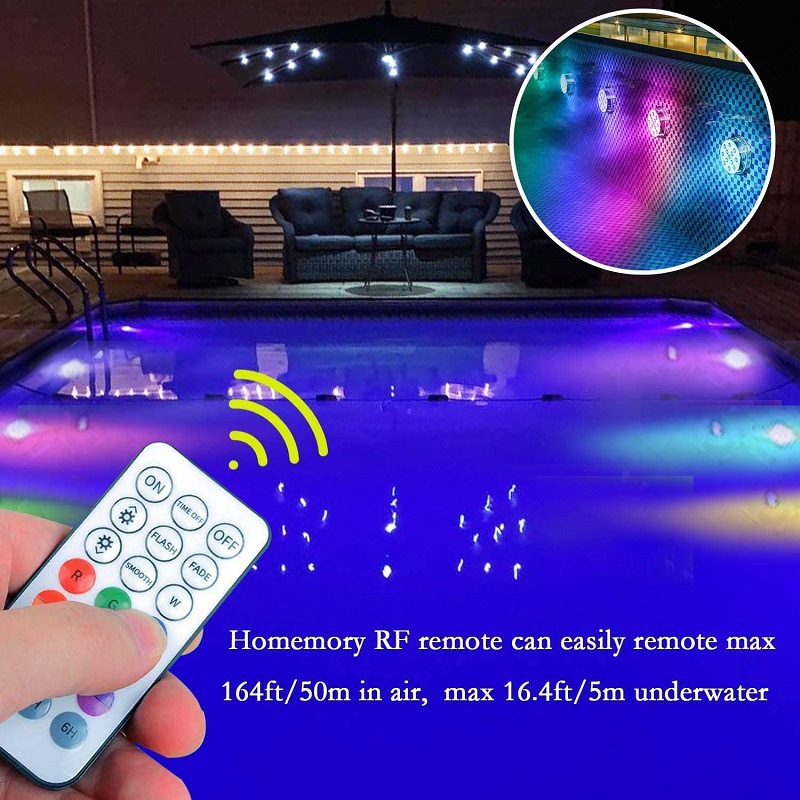 Colorful Underwater Lights Waterproof Aquarium detail photo 4
