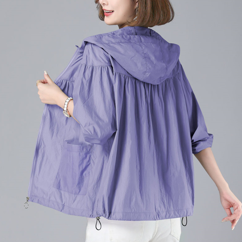 Spring New Loose Blouson Sun Protection Clothing For Women