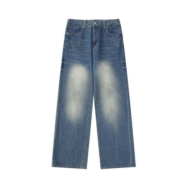Vintage White High Street Loose Jeans Blue - Shop at LoveMi