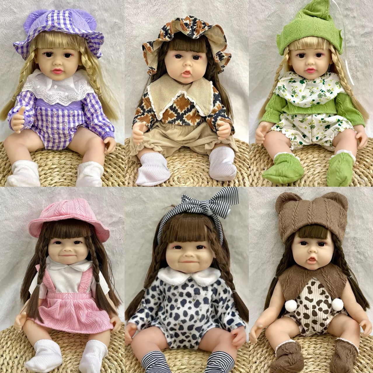 In Stock 30 Cm Realistic Baby Doll Toy Baby Girl