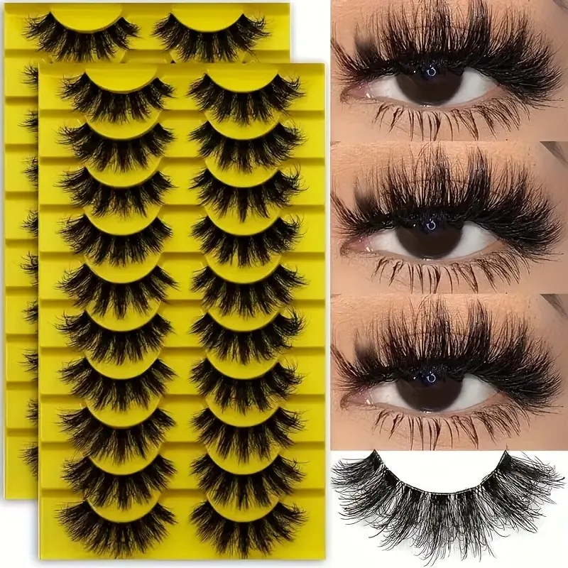 3D Multi-layer False Eyelashes 10 Pairs