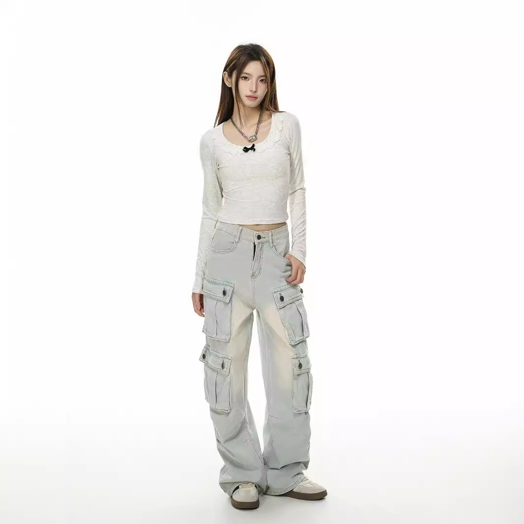 Retro Bottoming Slim Fit Long-sleeve Women's Top