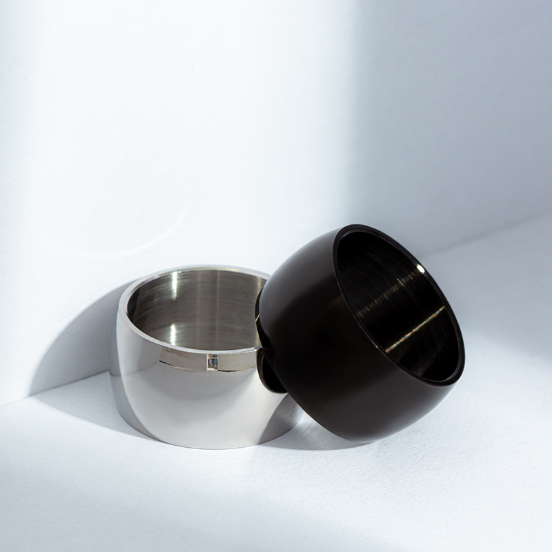 Punk Ornament 12MM Wide Ring