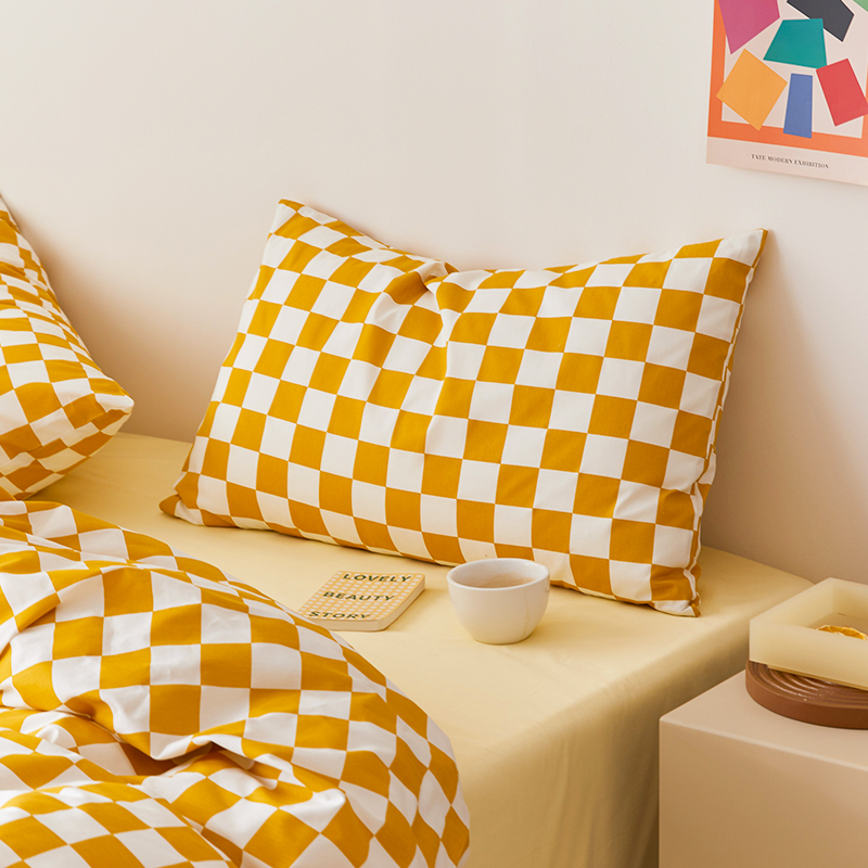 Chessboard Grid Yellow