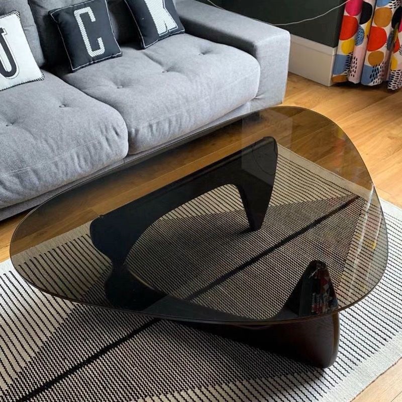 Small Simple And Creative Glass Coffee Table For Home Use