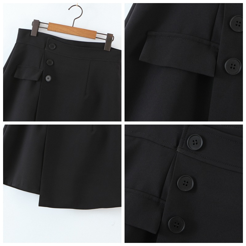 Title 9, A-line High-Waisted Suit with Anti-Glare Culottes