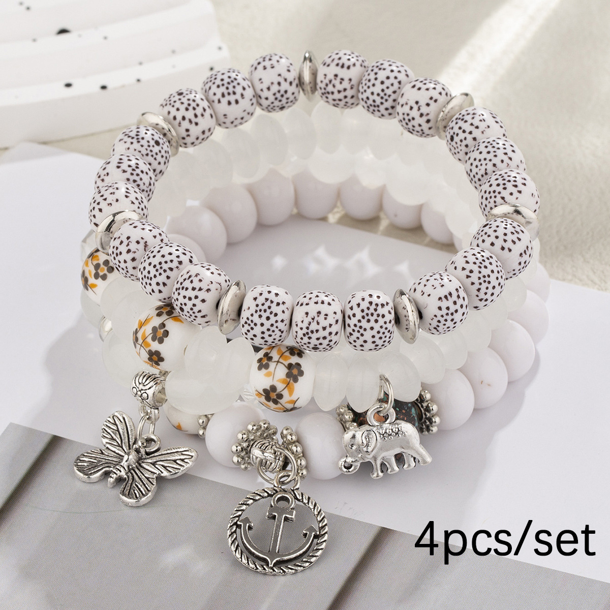Bohemian Bracelet Suit Elephant Butterfly