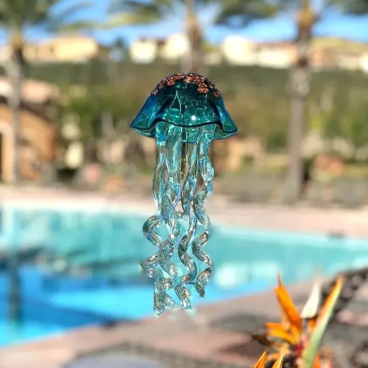 Jellyfish Wind Chime Creative Ocean Decoration Exquisite Gift