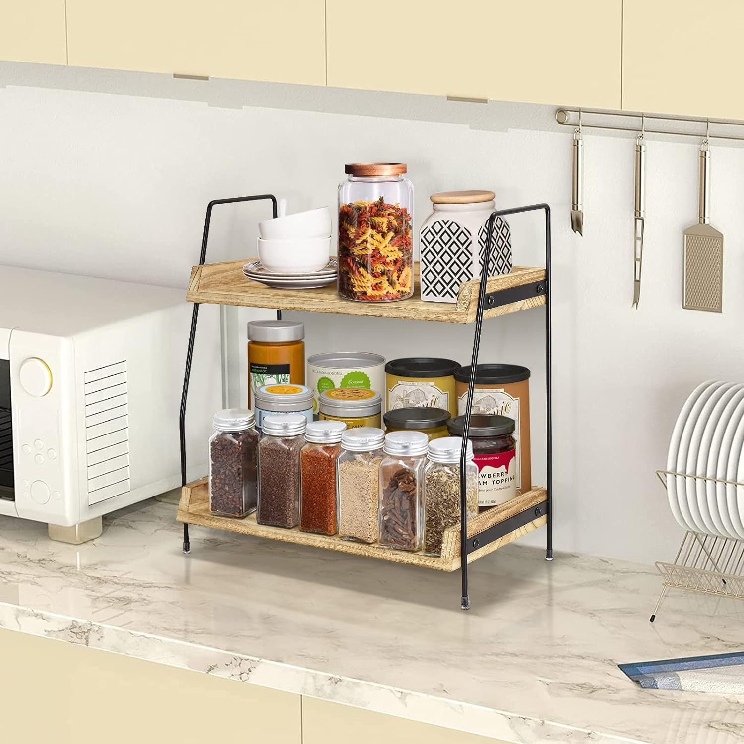 Double-layer Countertop Storage Box For The Kitchen - Image 1