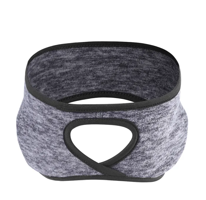 Ponytail Ear Warmer Headband, Fleece Winter Ear Muff Band for Running and Skiing - detail photo 18