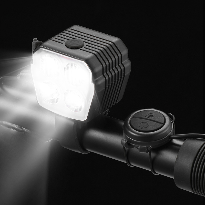 Bicycle Riding Horn Light Mountain Bike Road Night Flashlight